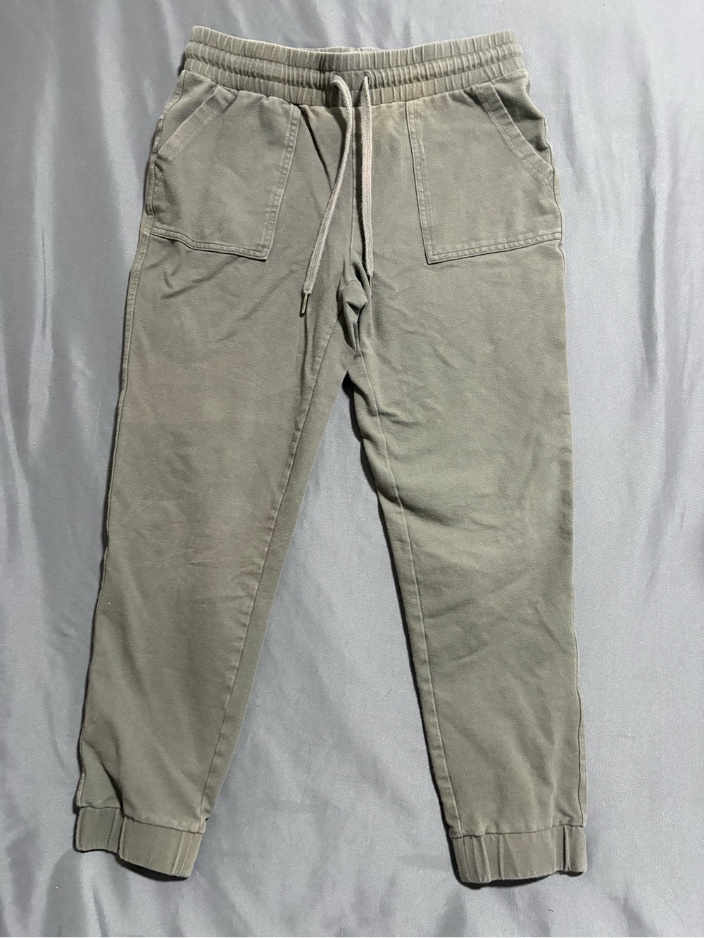 Men's Sage Green Drawstring Joggers - 32 Cool